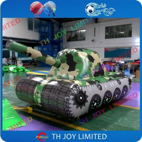 Free shipping advertising or display inflatable tank, hot sale car inflatable army tank for CS games, paintball bunker tank toys
