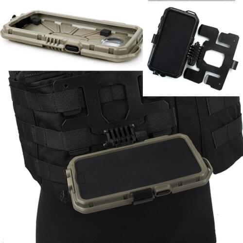 Black/Khaki TMC3479 New S7 Mobile Phone Model Case Mount bracket for Tactical Vest