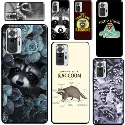 Animal Raccoon Fox lovely cute For Xiaomi Redmi Note 10 9 Pro 8T 9S Note 7 8 Pro Case For Redmi 9 7A 8A 9A 9C 9T Cover