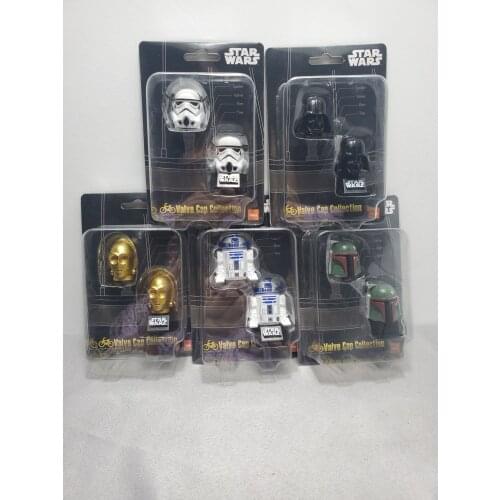 Disney star wars Mandalorian Darth Vade storm trooper R2-D2 C-3PO Chewbacca Cartoon figure head portrait model toys for kids