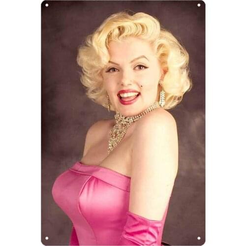 EICOCO Marilyn Monroe Sexy Lady (20x30cm) Retro Metal Tin Vintage Wall Art Sign