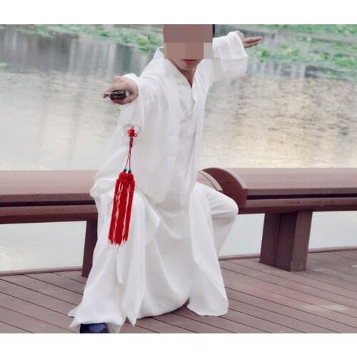 21colors CUSTOMIZE unisex high quality linen wudang Tai chi clothing sets Martial arts kung fu suits taoist robes uniforms