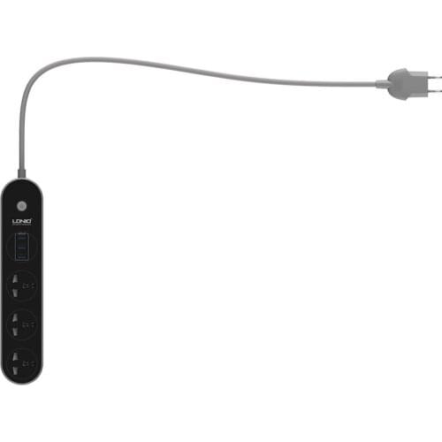 LDNIO New 1.6 m Three USB Wiring Socket Wiring British Regulations US Australian Standard Plug