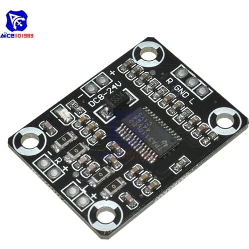 Diymore TPA3110 2X15W Digital Amplifier Module Audio Stereo Power Amplifier Board Mini Binaural AMP Controller 100dB DC 8-24V