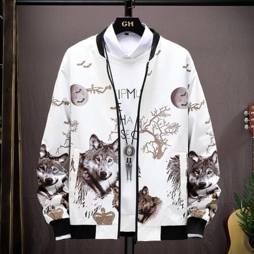 Men jacket New autumn plus size youth Korean fashion casual jacket casual jacket fashion trendy unique style Zipper coat