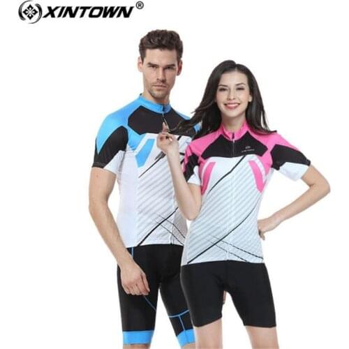 2018 Sunmmer Couple Cycling Jersey Sets Short Sleeve Men Women Cycling Clothing MTB Bike Bicycle Wear Quick Dry Ropa Ciclismo