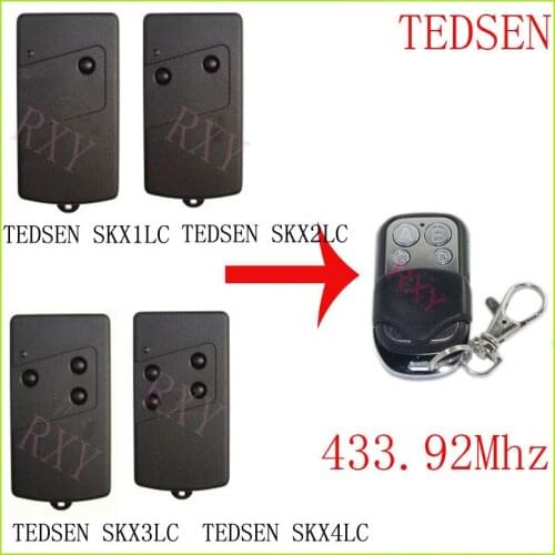 TEDSEN SKX1LC SKX2LC SKX3LC SKX4LC remote control 433.92Mhz gate garage door TEDSEN 433mhz remote control