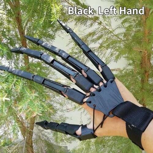 Articulated Fingers Halloween Finger Gloves With Flexible Joint Halloween Party Dress Cosplay Costume