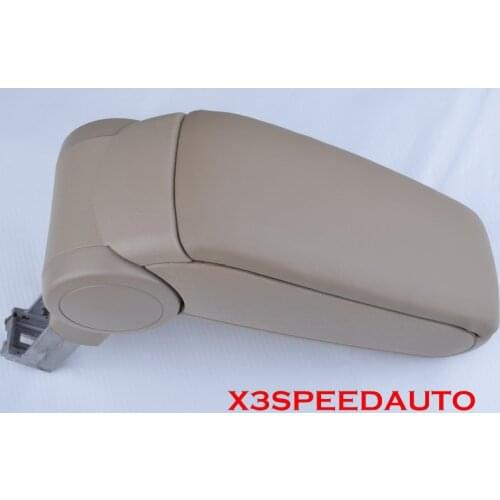 Cream Leather Center Console Armrest For AUDI A6 1999-2004 2003 2002 2001 2000