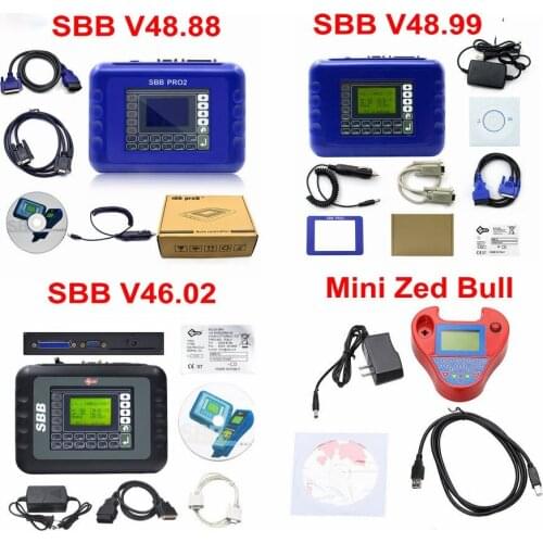 Smart Mini Zed-Bull Transponder Chip SBB V48.99 SBB V48.88 SBB V46.02 Key Maker Mini Zedbull Auto Key Programmer