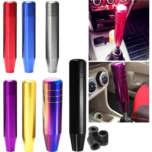18cm Universal Aluminum Car Manual Gear Shift Knob Stick Shifter Lever M8/M10/M12