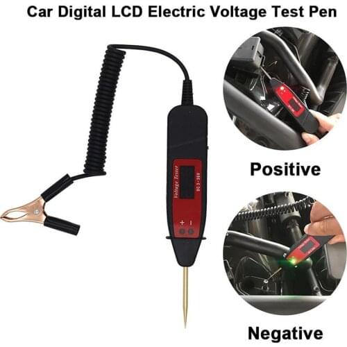 Universal 5-36V LCD Digital Circuit Tester Voltage Car Scanner Circuit Diagnostic Probe Tool Pen Automotive Meter Power A1N6