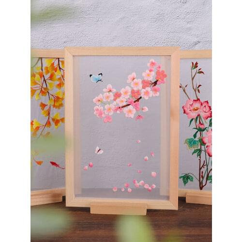 Embroidery DIY Manual Self-Embroidered Production Beginners Embroidered Antiquity Material Package Suzhou Embroidery