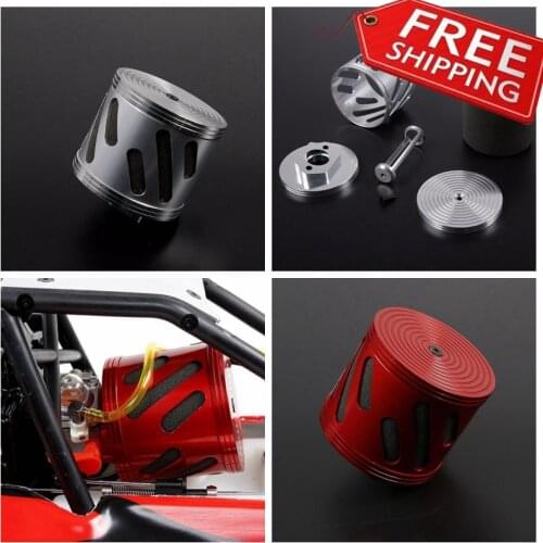 1/5 scale rc baja parts Rovan rc car spare parts new Cnc alloy airfilter kits 85448 for 32cc, 36cc 45cc engine