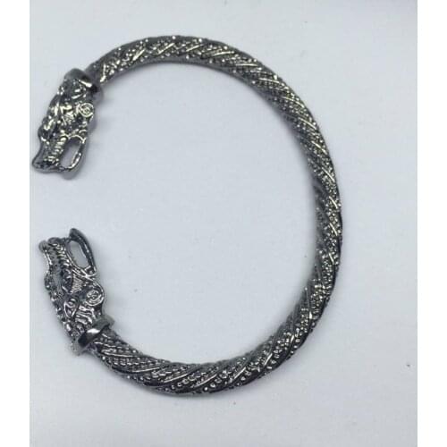 LXAE 1 Pcs YNuth Chic Bracelet Viking Wolf Head Jewelry Unisex Fashion Jewelry