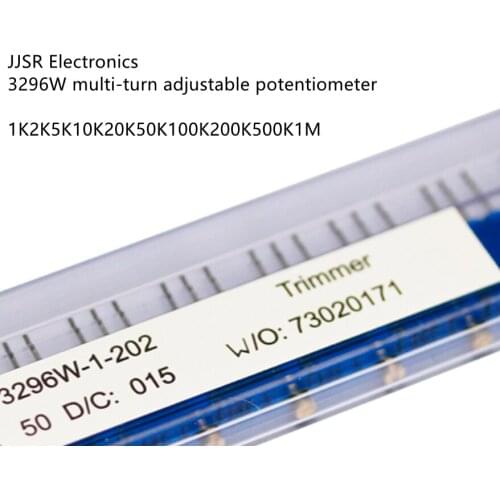 3296W multi-turn adjustable potentiometer 1K2K5K10K20K50K100K200K500K1M top adjustment 203 104