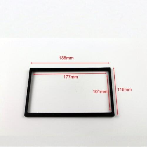 188mm*115mm 2 DIN ABS Plastic Frame Panel Fascias For Aftermarket Radio Stereo DVD Player GPS Navigation Installation