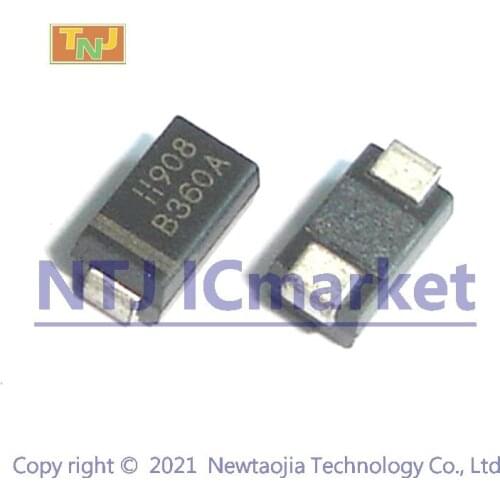 100 PCS B360A-13-F DO-214AC SMD B360 3A SURFACE MOUNT SCHOTTKY BARRIER RECTIFIER