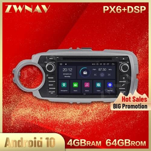 Carplay For 2012 2013 2014 2015 Toyota Yaris Android Screen Multimedia Player GPS Navigation Auto Audio Radio Stereo Head Unit
