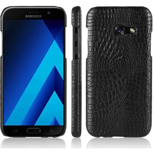 For Samsung A3 A5 A7 2017 A520F Case Quality PC Crocodile Grain Back Cover Hard Case for Samsung Galaxy A320 A520 A720 Cover