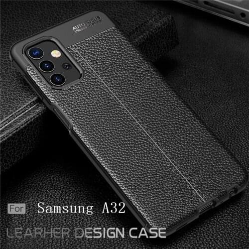 For Samsung Galaxy A32 Case For Samsung A32 Capas TPU Leather For Fundas Samsung S21 Ultra M31S M21 M31 M51 A51 A71 A32 Cover