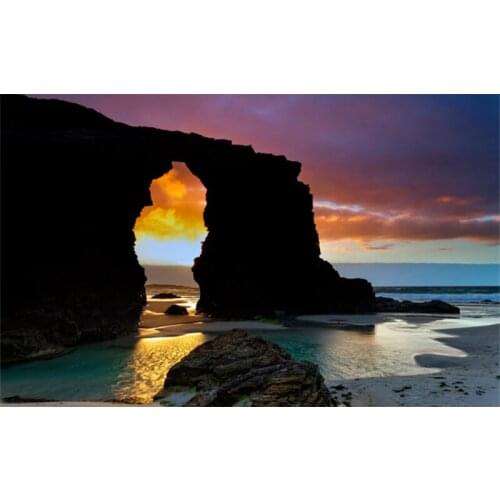 Photo Custom Full Round Diamond Painting landscape 5d Diamond Embroidery Cross Stitch Diamond Mosaic Kits Home Decor Gift