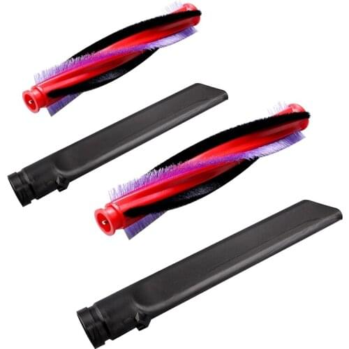 Brush Bar Rolling Brush with 24.7cm Flat Nozzle Head Replacement for Dyson V6 DC59 DC62 Vacuum Cleaner