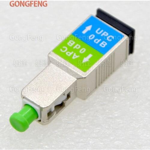 NEW Optic Fiber Attenuator Connector 0dB SC/APC Female-SC/UPC Male SM-9/125 Fiber Optic Adapter Flange Coupler Free Shipping