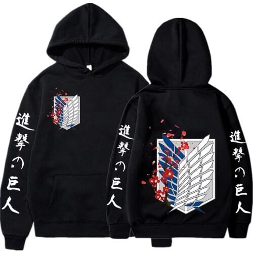 Attack on Titan Women Hoodie Harajuku Print Anime Hoodies Men Hoody Streetwear Tops Sweatshirt Women Clothing