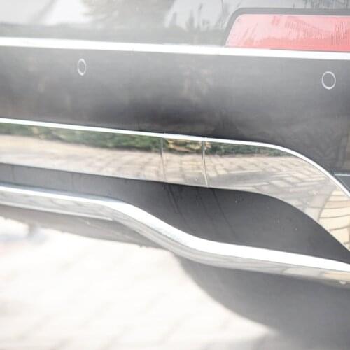 OE 1668850823 Musion Abs Chrome Rear Bumper Cover Trim Car Body Molding Protector Accessories For Mercedes Benz GL350 Diesel