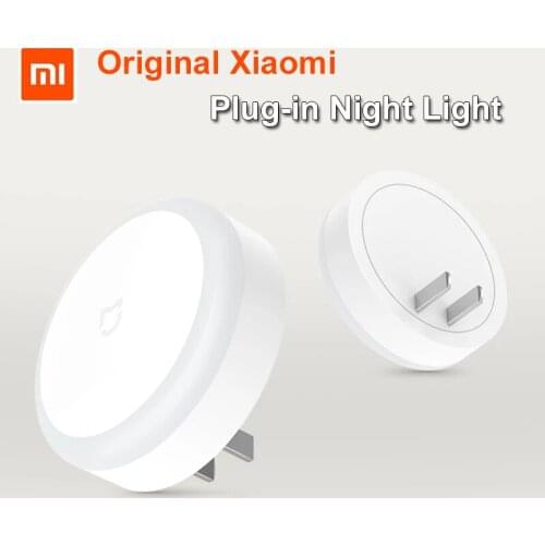 Xiaomi Mijia Plug-in Night Light Smart Lighting Sensor Touch Mode Mi LED Lamp Comfort Soft Light For Home Corridor Bedroom Aisle