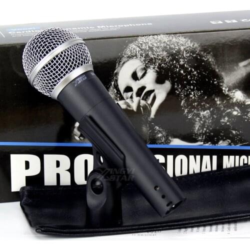 Professional SM58LC Vocal Dynamic Handheld Mic Wired Microphone Mike For SM 58 58S KTV Sing Karaoke Player Mixer Audio Amplifier