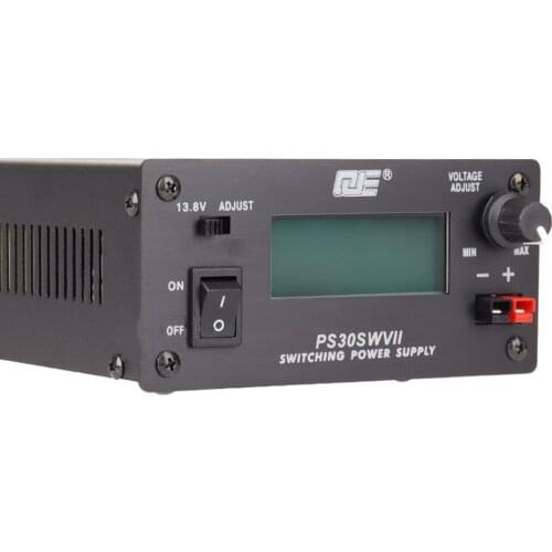 QJE 30A Regulated Power Supply PS30SWVII 13.8V 5-15V Adjustable Power Supply HAM Radio Transceiver with Anderson Connector