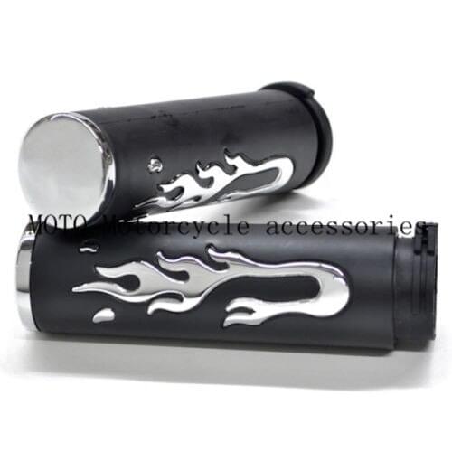 New Arrive 1" 25mm Flame Hand Grips Motorcycle Handlebar Grip for Harley For Honda Kawasaki Yamaha KTM Suzuki Dirt Pit Bike