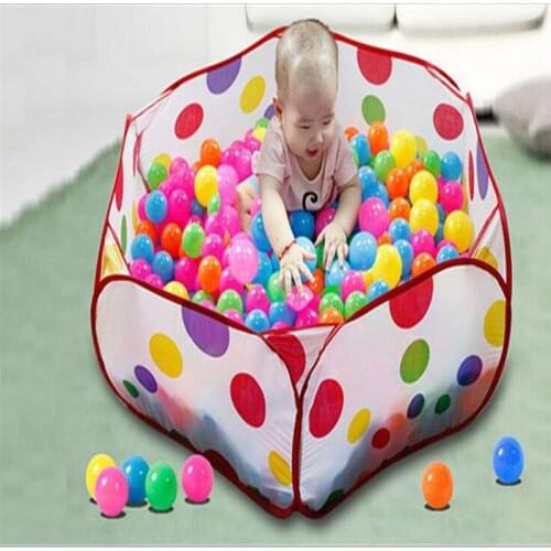 Foldable Children Ball Pits Pool Colourful Dots Game Toys Tent Gym Playmat for Living Room Baby Activity Crawling Carpets Indoor