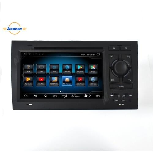 Stereo receiver audio Android Car radio For Audi A4 S4 2002-2008 car DVD player touch screen GPS navigation multimedia player
