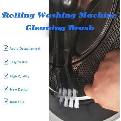 Washing Machine Cleaning Brush 1pcs Refrigerator Condenser Coll Cleaning Brush Clothes Dryer Lint Vent Trap Foldable Home