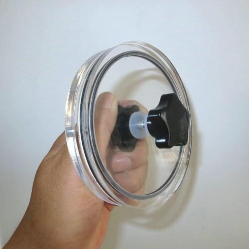 LP Vinyl Record Cleaner Clamp Vinyl Record Lable Saver Protector Waterproof Acrylic Clean Tool with Cleaning Cloth Carry Bag