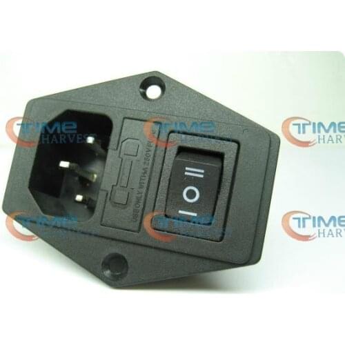 10pcs Switch Socket with black switch for arcade machine/Cocktail Machine accessories/coin operated game arcade cabinet parts