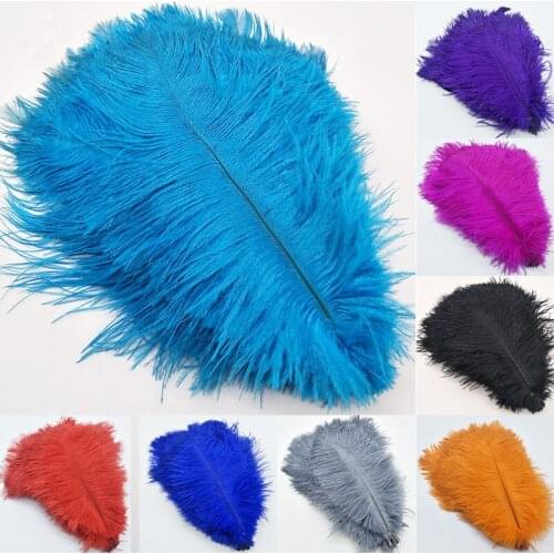 100Pcs 10-12inch white Ostrich Feather plumes for wedding centerpiece wedding party event decor festive decoration