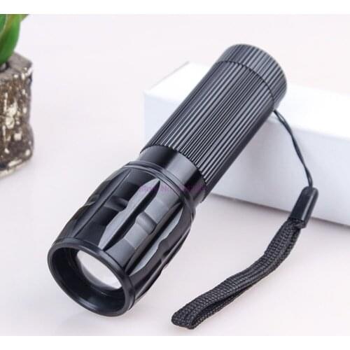 100pcs Mini NEW LED Flashlight 3-Mode LED Torch Zoom Waterproof Flashlight Adjustable Focus Lantern Lighting