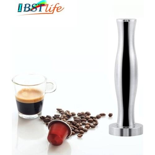 Stainless Steel 304 Capsule Coffee Tamper Filling Tools 24mm Powdered Hammer for Coffee machine Filter Pressing Coffee Grinders