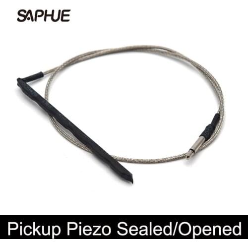 6 String Acoustic Guitar Transducer Piezo Under Saddle Pickup Pick Up Tuner Cable Copper For EQ Low Noise cable