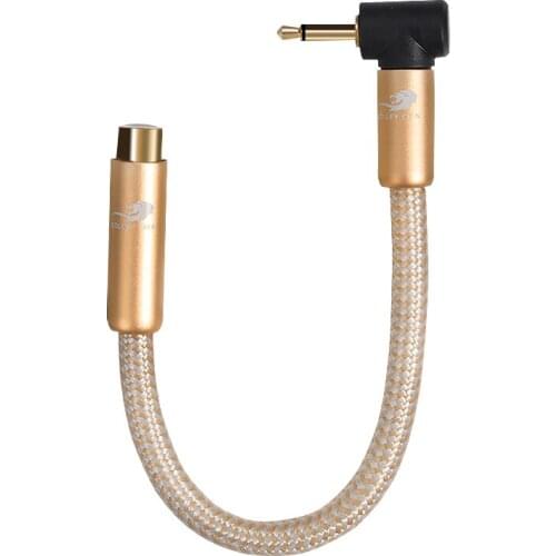 HIFI 3.5mm to RCA Mono Male to Female Audio Cable for Mobile Desktop Laptop Tablet MP3 OD 7.0mm 128x0.10 Tin-plated OFC