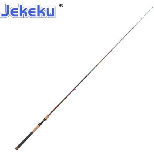 JEKEKU NEW Full Fuji Carbon Fishing Rod 210cm 235cm 80-50g XF Action XH Power Casting Fishing Rod Travel Fishing Tackle