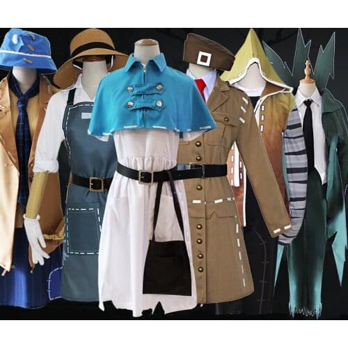 Identity V Departures Aesop Carl Survivor Embalmer Exorcist Costumes Halloween Dress Up Time Devil Skin Full Set Man Clothes