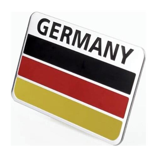 Germany Flag Auto Trunk Side Tailgate Motorcycle Emblems Badges Decal Sticker Car Accessories