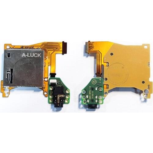 New Game Card Slot Headphone Port Connector Reader Socket SD with Headset For Nintend Switch Lite