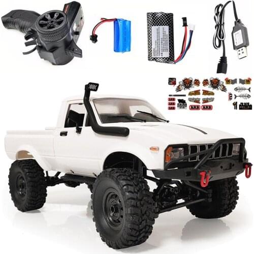 New Upgrade WPL C24 C24 1/16 RC Car 4WD Radio Control Off-Road Mini RTR KIT Rock Crawler Electric Moving Car Model Boys Kid Gift