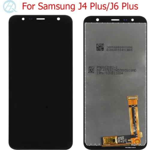 Original J6 Plus LCD For Samsung Galaxy J4 Plus 2018 J4+ Display With Frame 6.0" SM-J610F J415 J415F J410 LCD Touch Screen